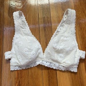 White aerie bralette